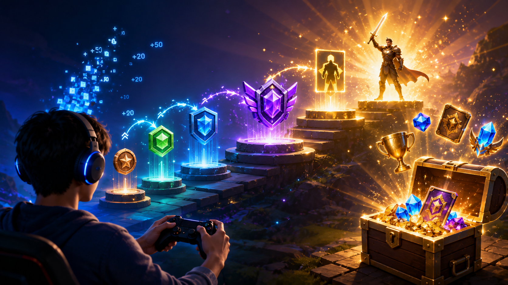 Gamer’s Glowing Path to Victory