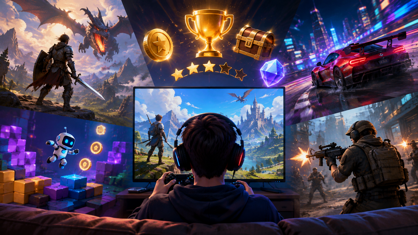 Gaming Worlds in Motion