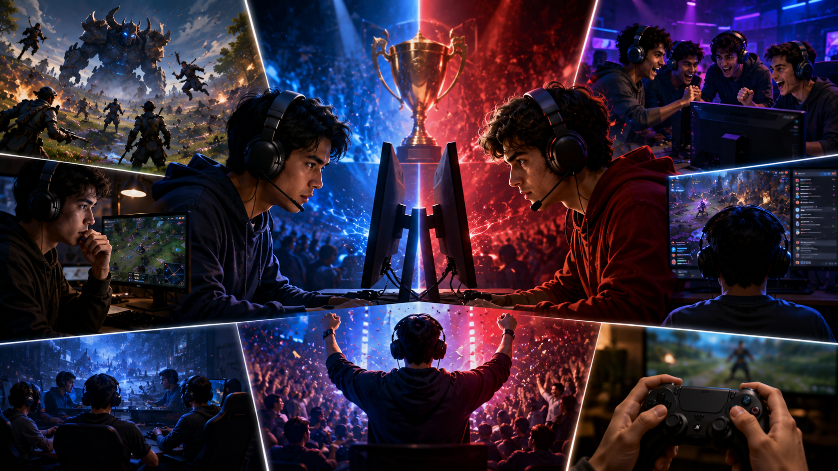 How Competition Changes the Way People Play Games